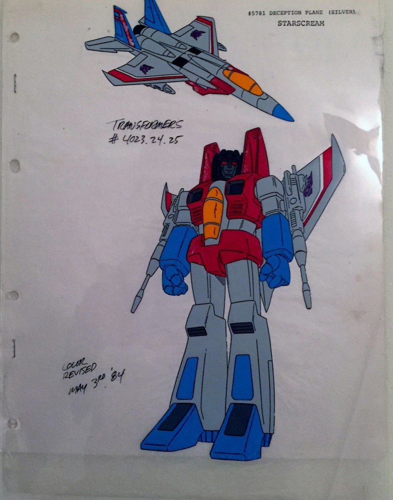 Transformers G1 Animation Original Cel Models Sunbow Productions